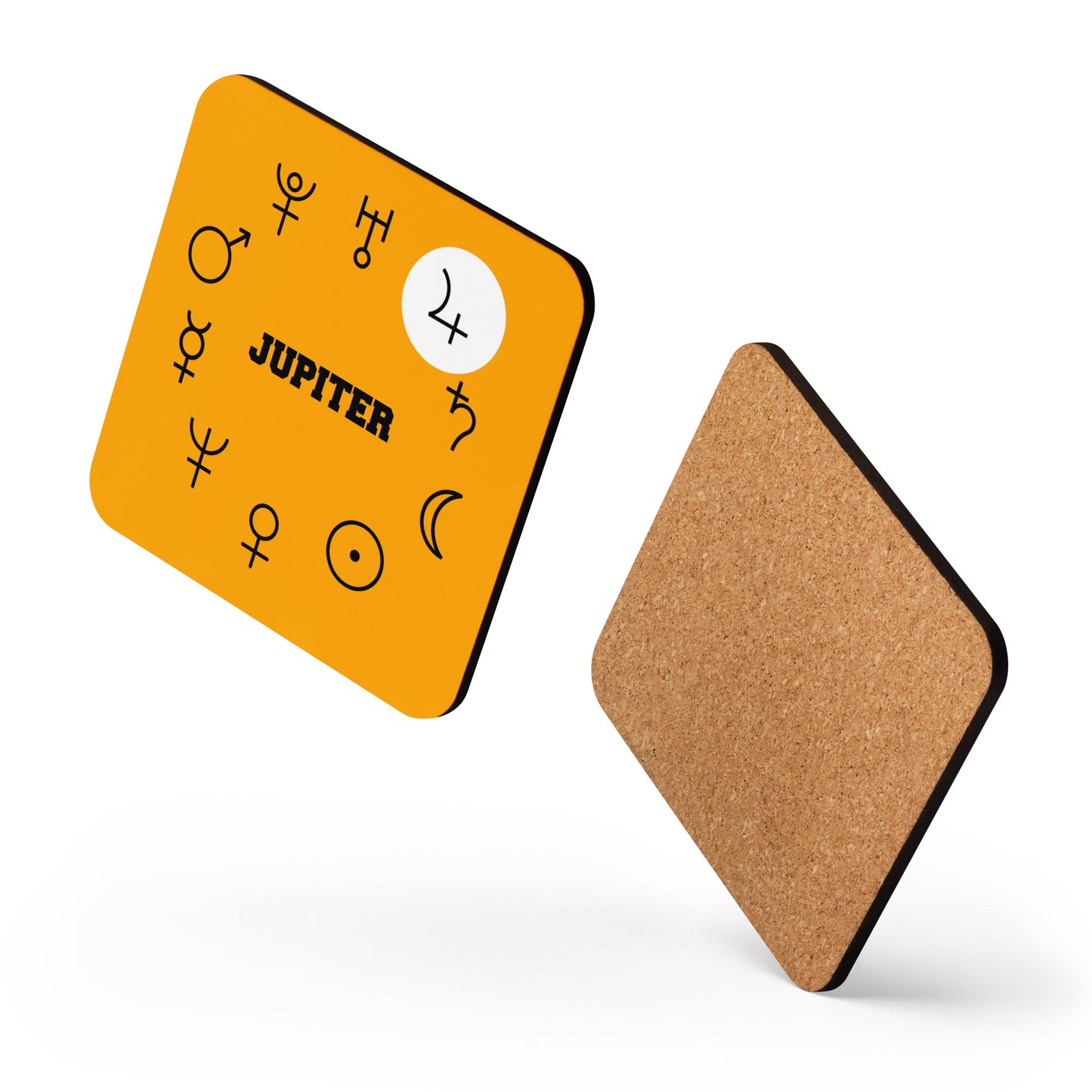 Dessous de verre/Tasse en liège - Planète Jupiter, 1 pièce