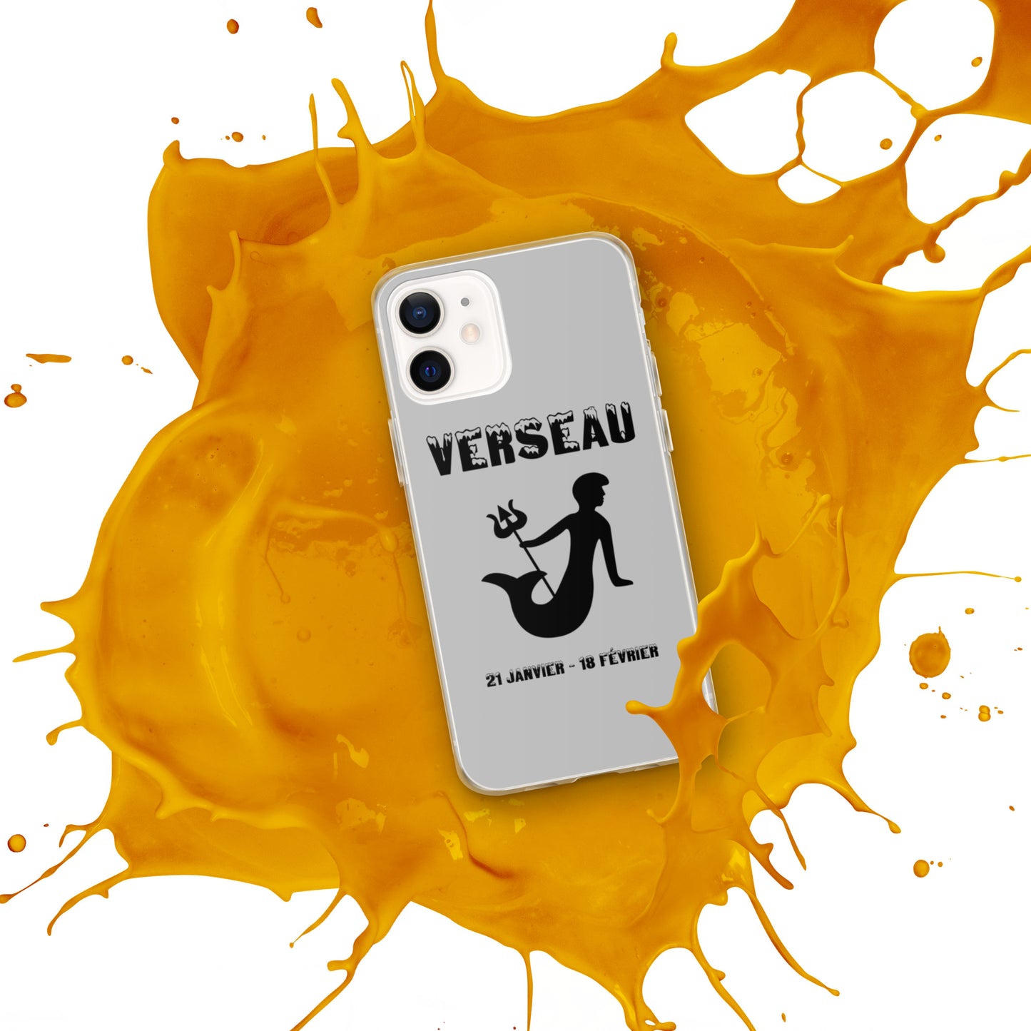 Coque pour iPhone 12-14 - Signe Astro Verseau
