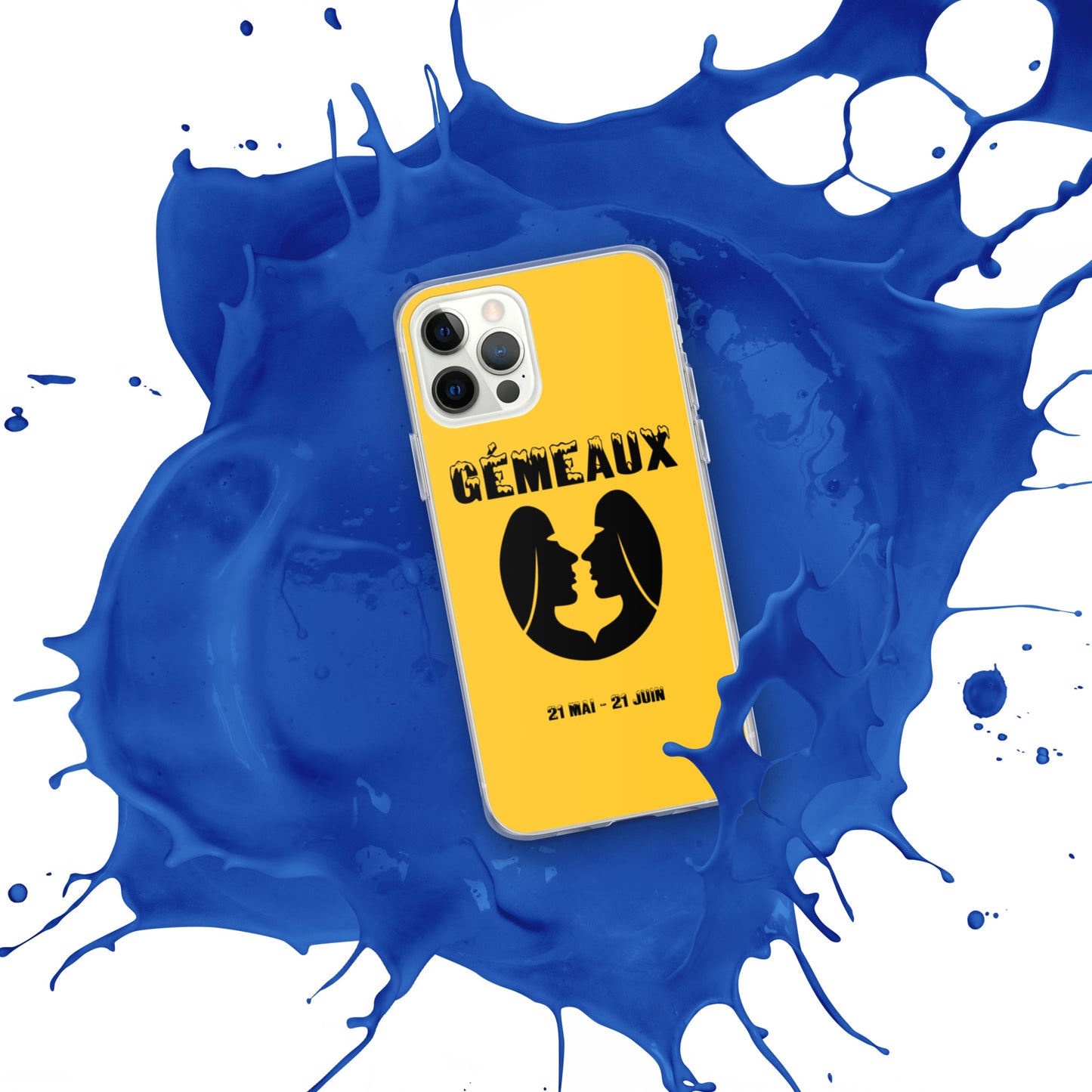 Coque pour iPhone 12-14 - Signe Astro Gémeaux
