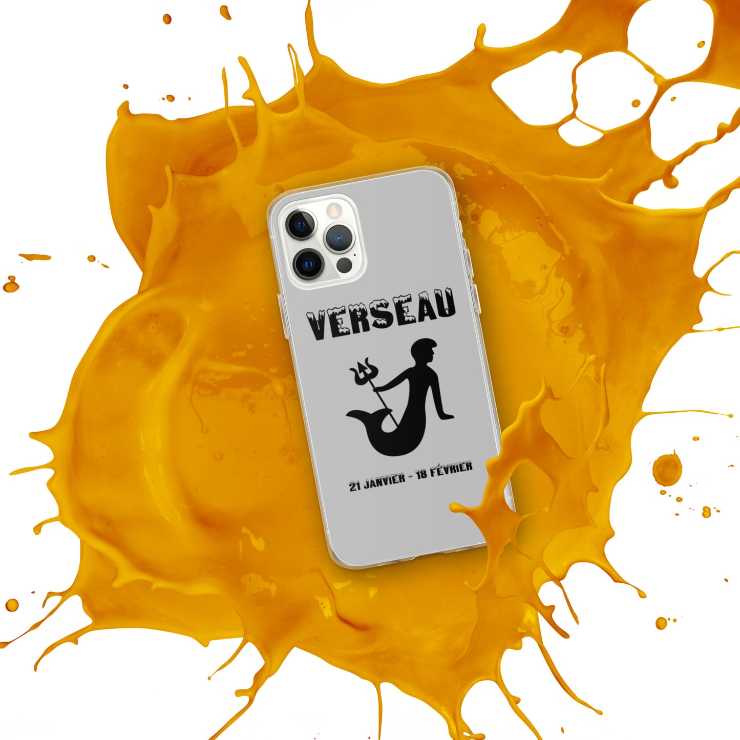 Coque pour iPhone 12-14 - Signe Astro Verseau