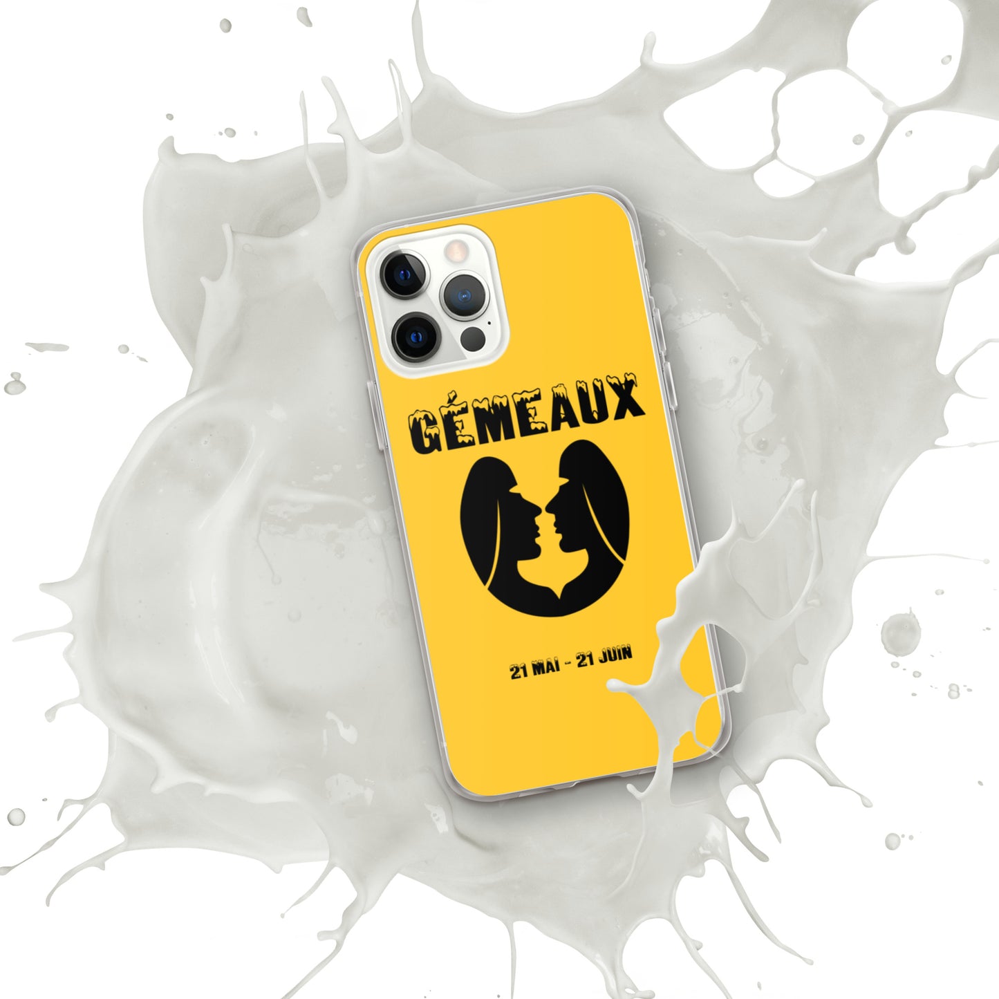 Coque pour iPhone 12-14 - Signe Astro Gémeaux