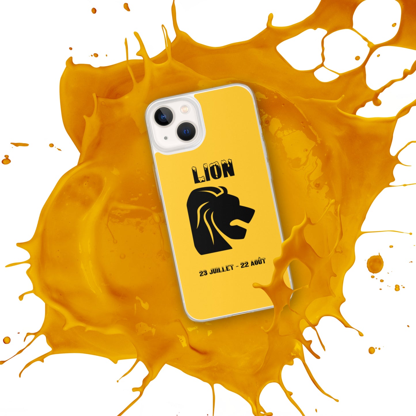 Coque pour iPhone 12-14 - Signe Astro Lion