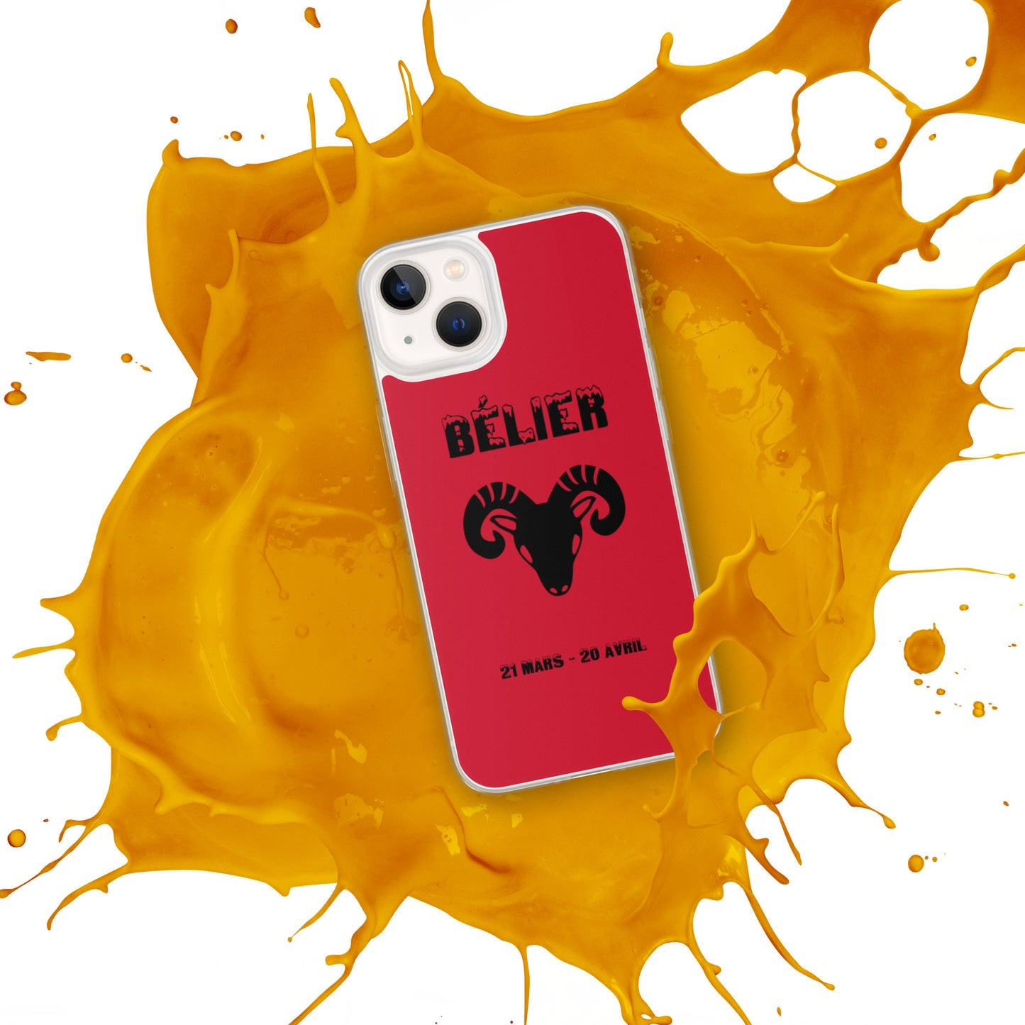 Coque pour iPhone 12-14 - Signe Astro Bélier