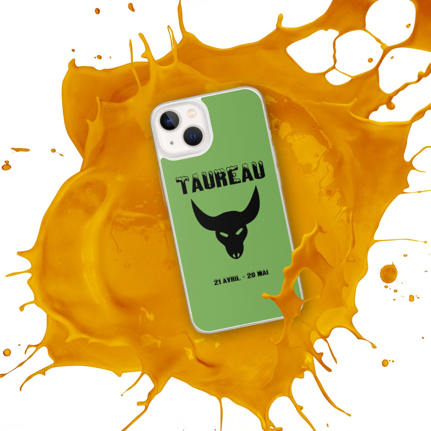 Coque pour iPhone 12-14 - Signe Astro Taureau