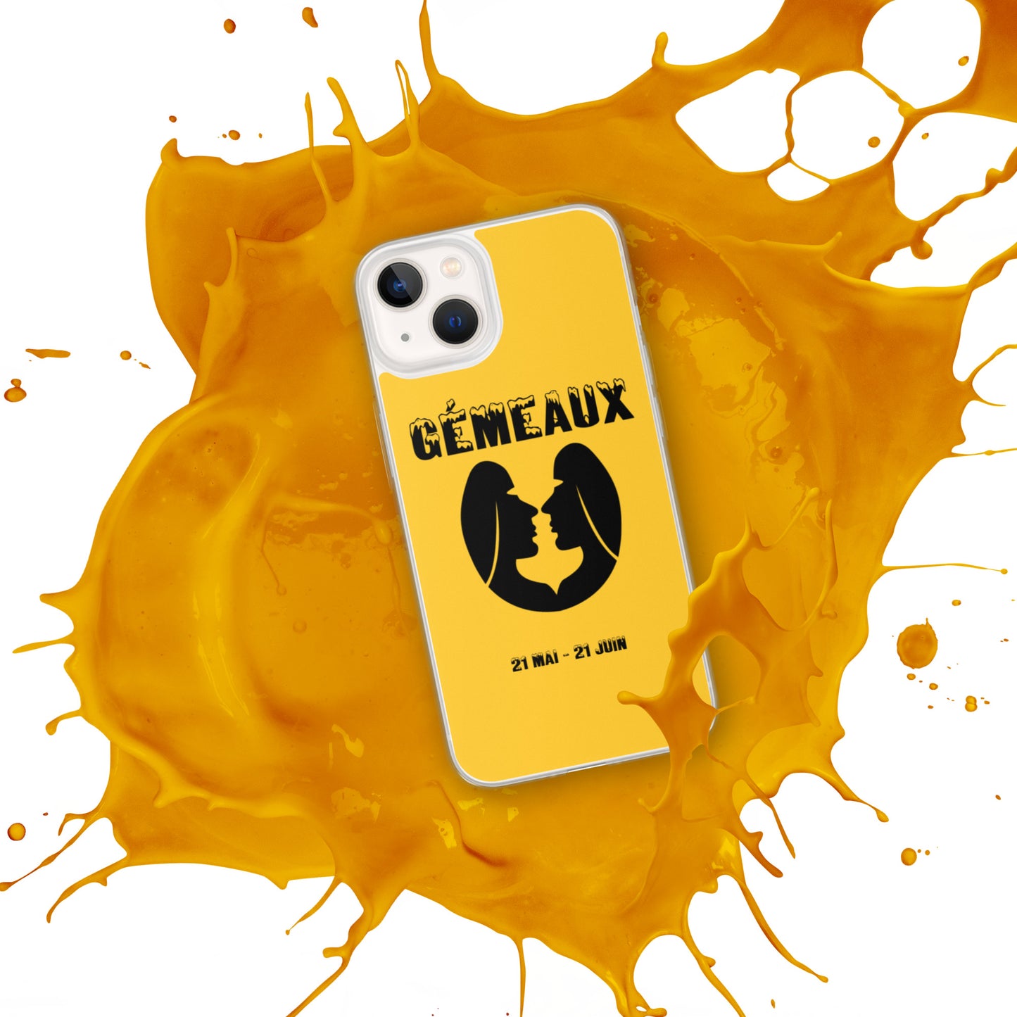 Coque pour iPhone 12-14 - Signe Astro Gémeaux