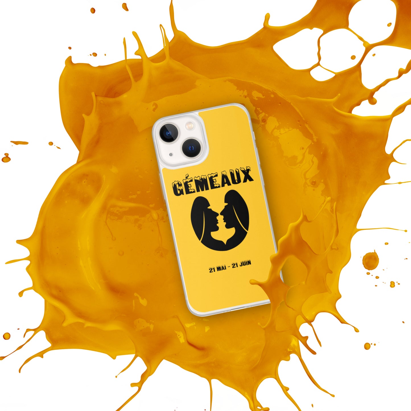 Coque pour iPhone 12-14 - Signe Astro Gémeaux