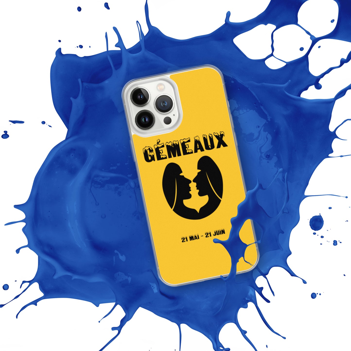 Coque pour iPhone 12-14 - Signe Astro Gémeaux