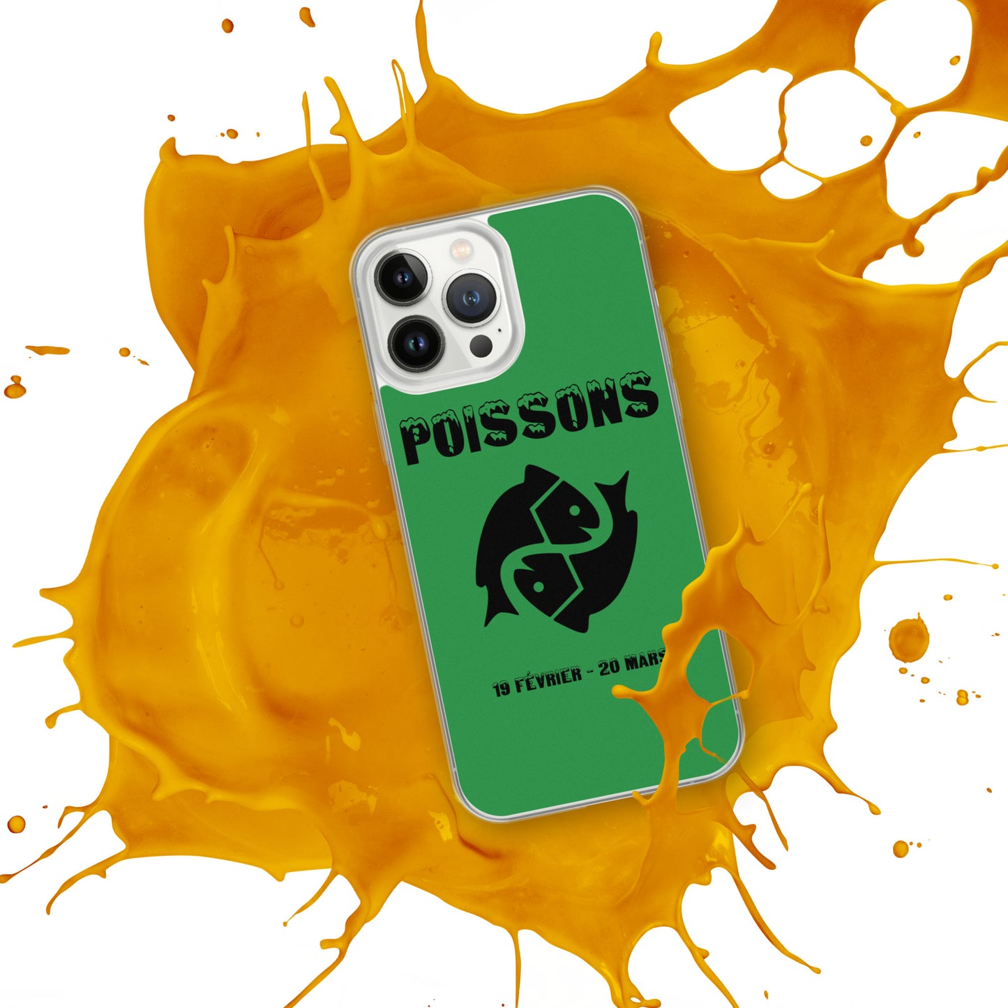 Coque pour iPhone 12-14 - Signe Astro Poissons