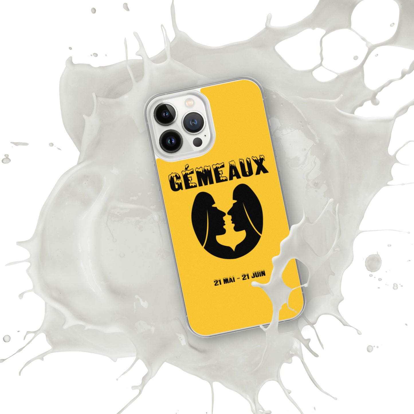 Coque pour iPhone 12-14 - Signe Astro Gémeaux
