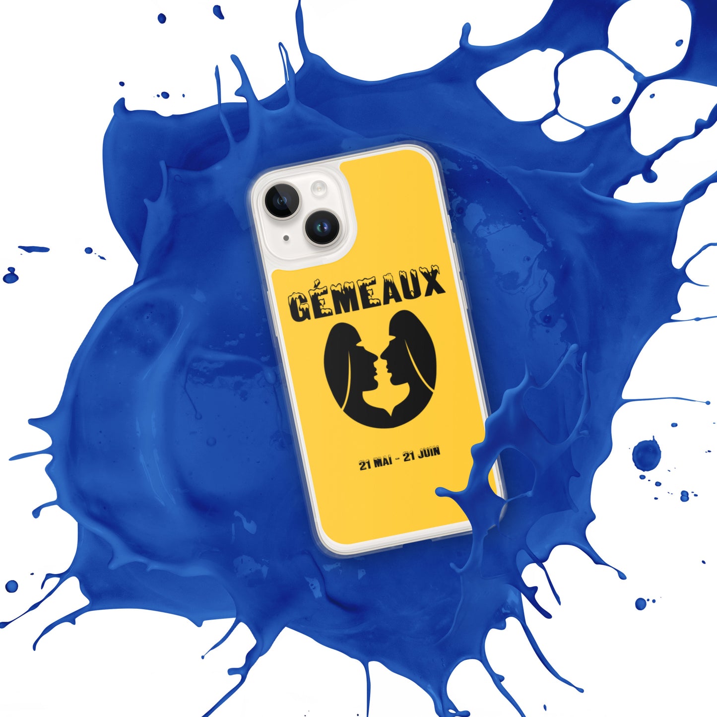 Coque pour iPhone 12-14 - Signe Astro Gémeaux
