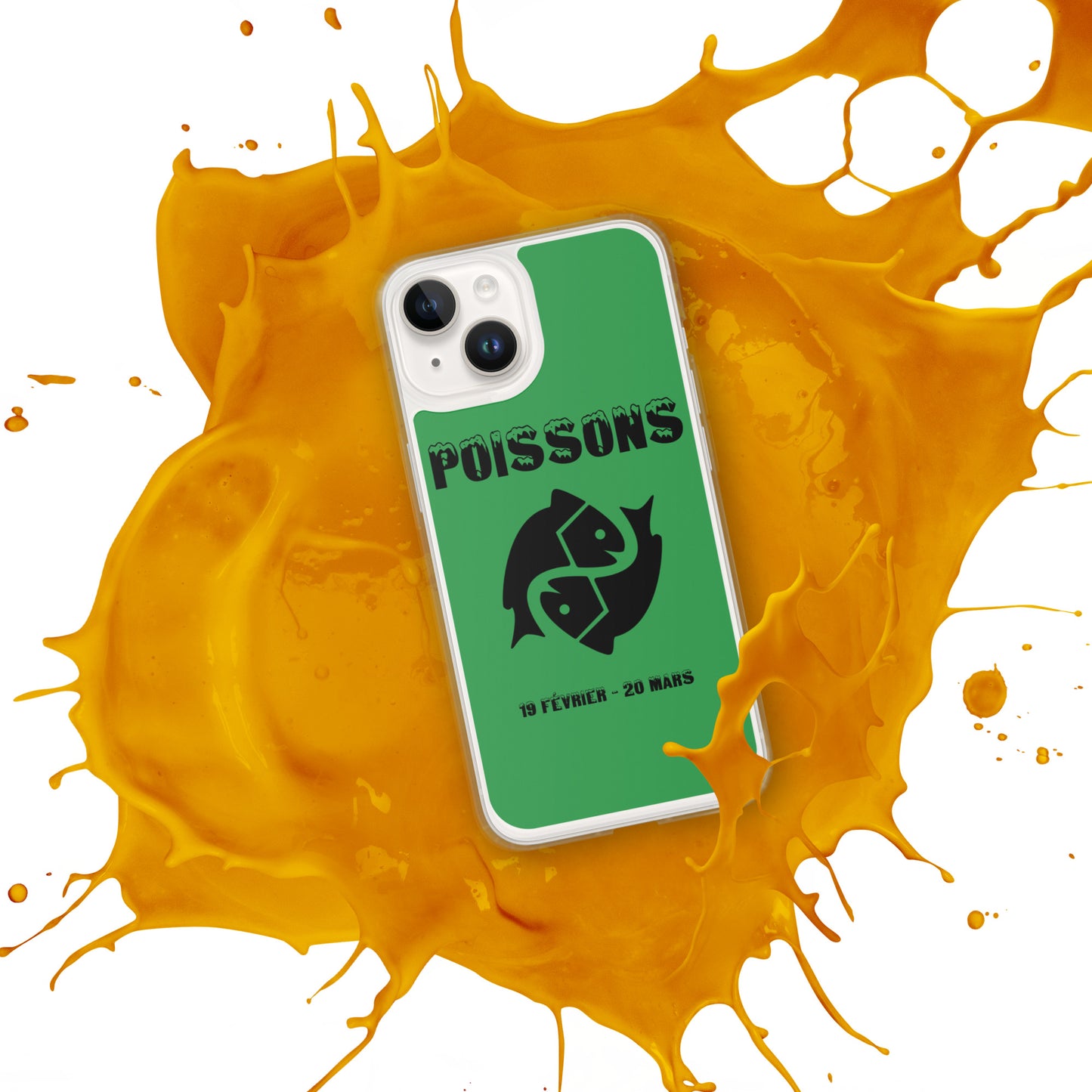 Coque pour iPhone 12-14 - Signe Astro Poissons