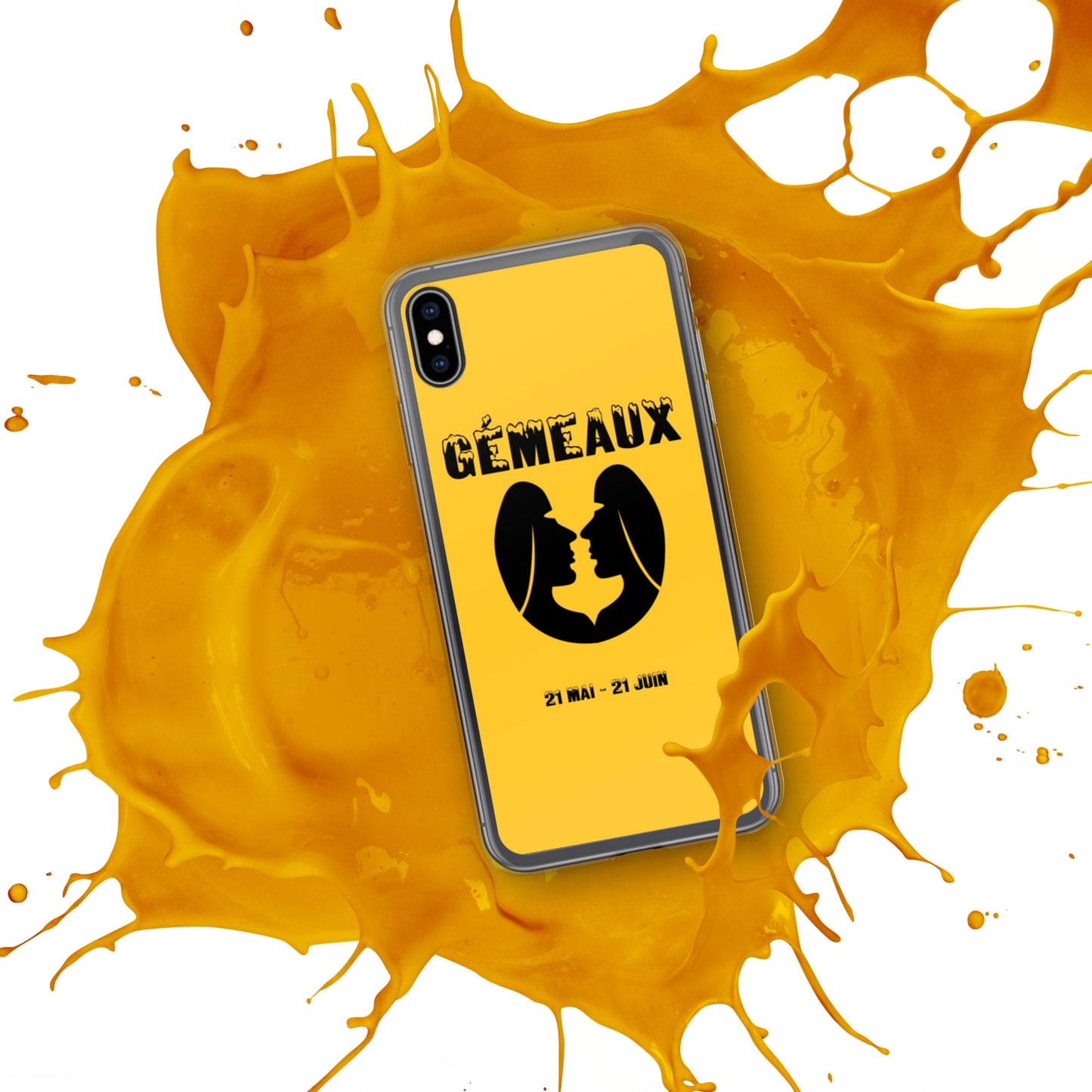 Coque pour iPhone 11-X/XS/XR - Signe Astro Gémeaux