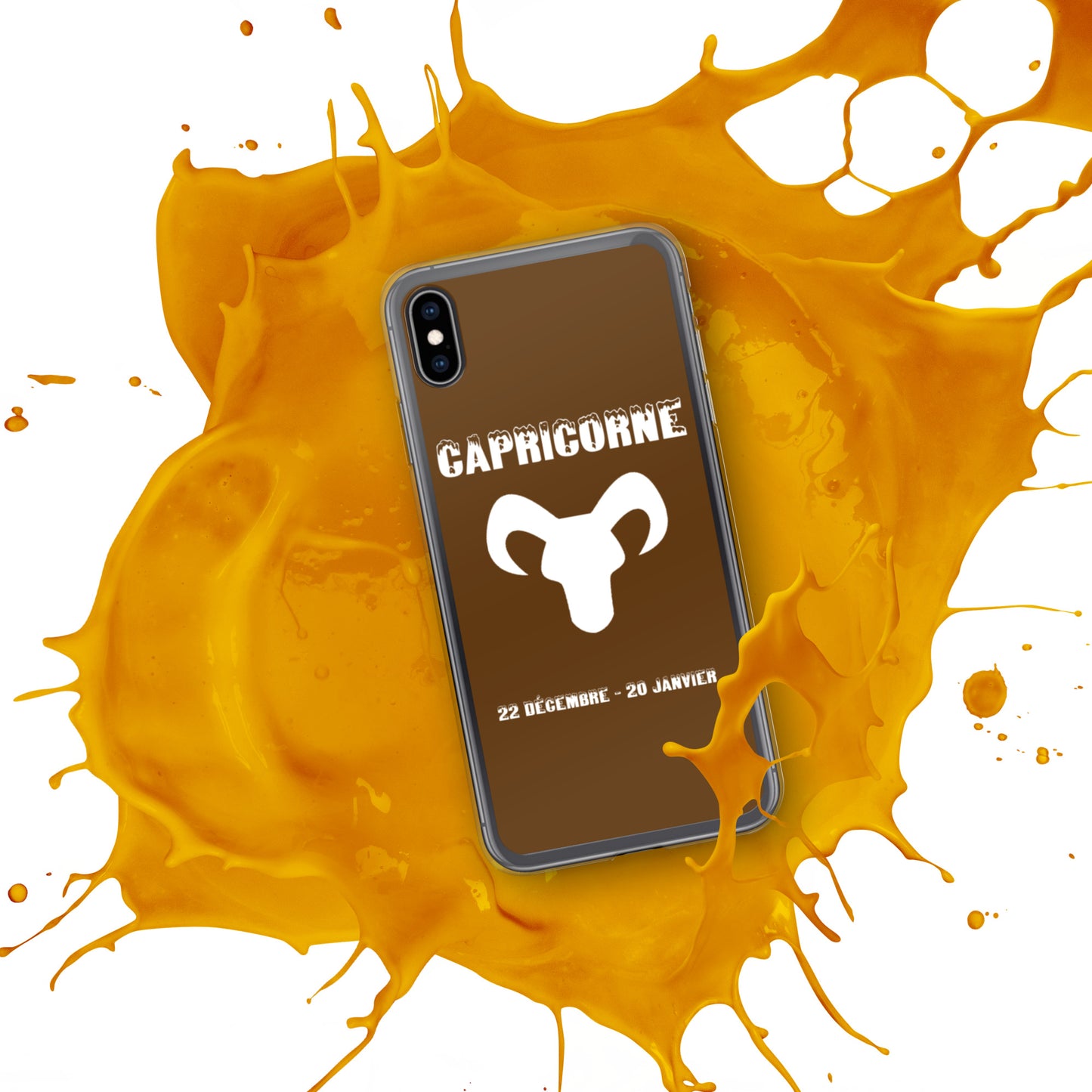 Hülle für iPhone 11-X/XS/XR – Sternzeichen Steinbock