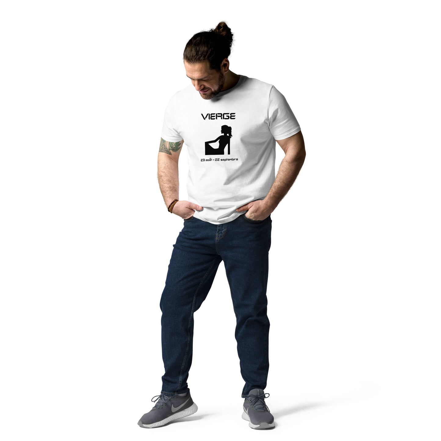 T-shirt unisexe en coton biologique - Signe Astro Vierge