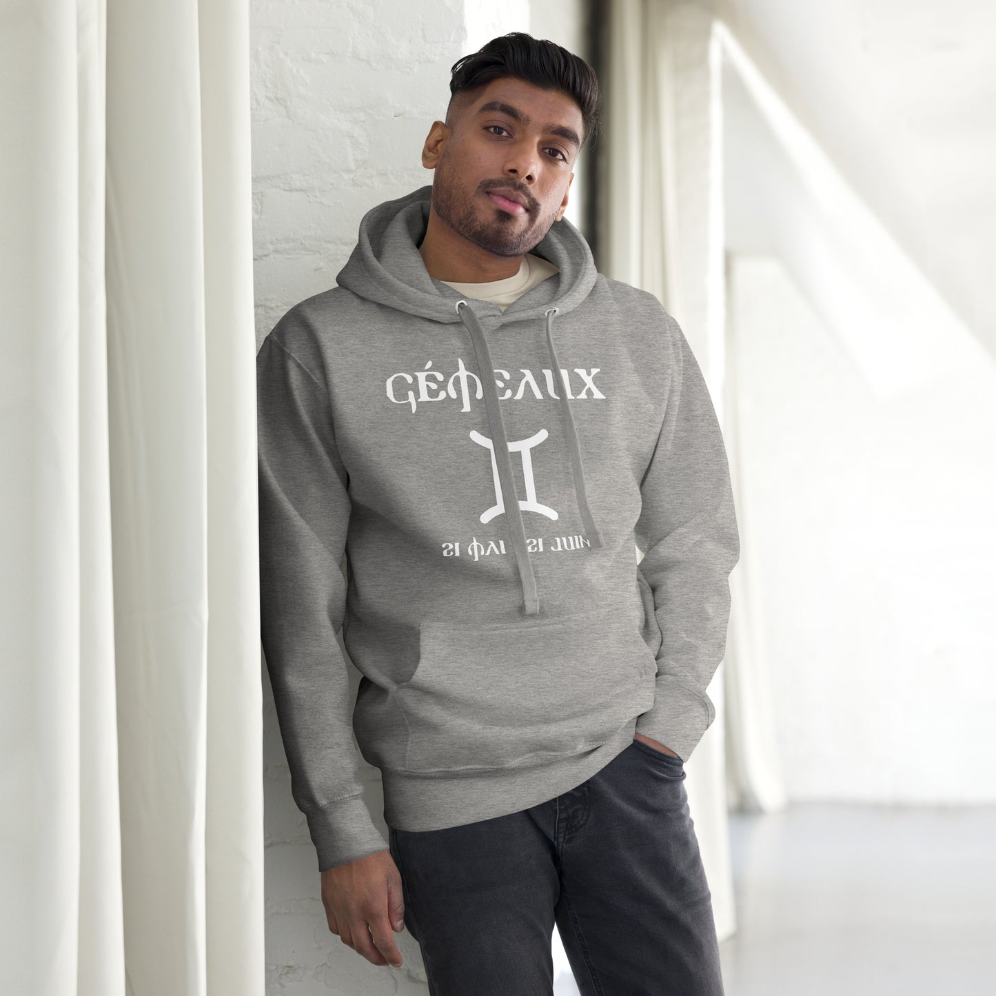 Sweat à Capuche Unisexe - Signe Astro Gémeaux