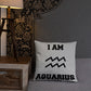 Coussin de décoration intérieure - Signe Astro Verseau