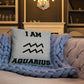 Coussin de décoration intérieure - Signe Astro Verseau