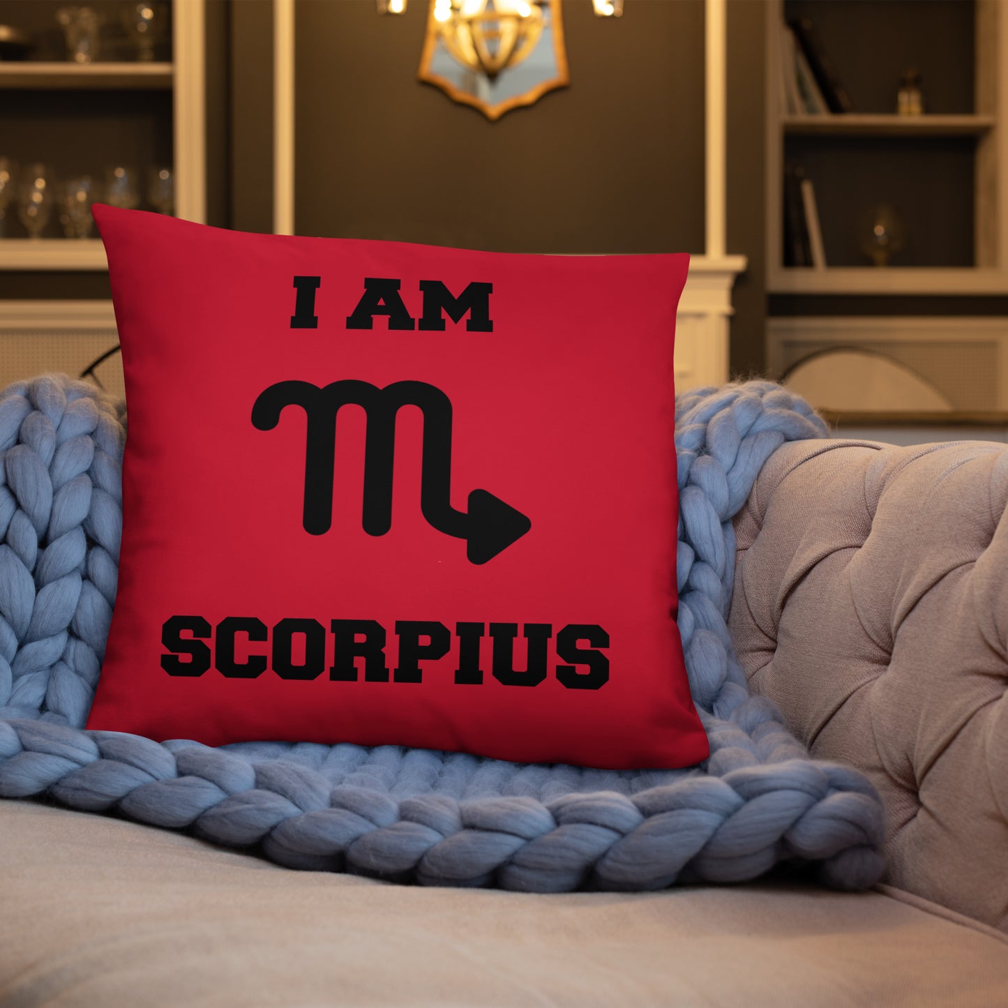 Coussin de décoration intérieure - Signe Astro Scorpion