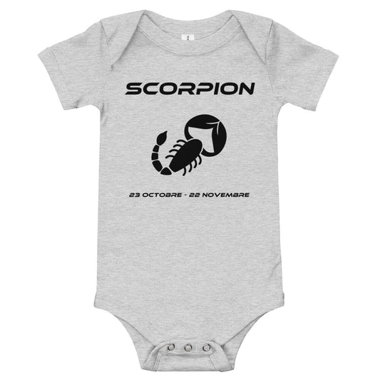 Body à manches courtes bébé - Signe Astro Scorpion