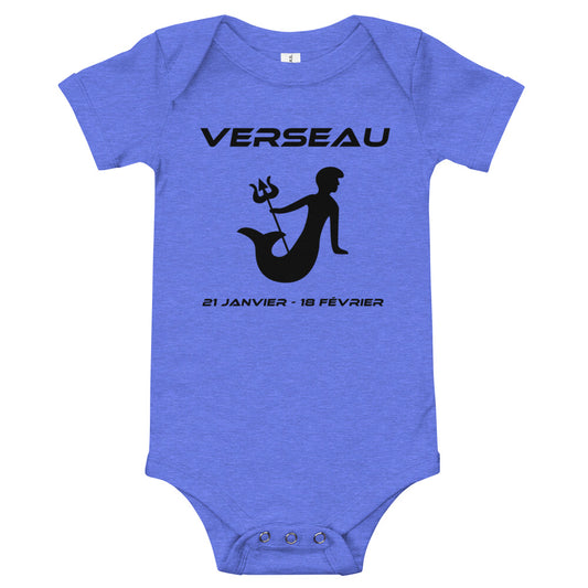 Body à manches courtes bébé - Signe Astro Verseau