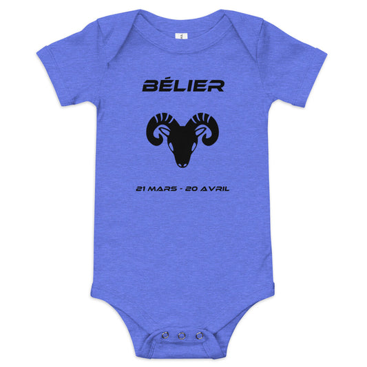 Body à manches courtes bébé - Signe Astro Bélier