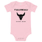 Body à manches courtes bébé - Signe Astro Taureau