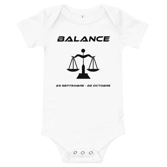 Body à manches courtes bébé - Signe Astro Balance