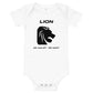 Body à manches courtes bébé - Signe Astro Lion