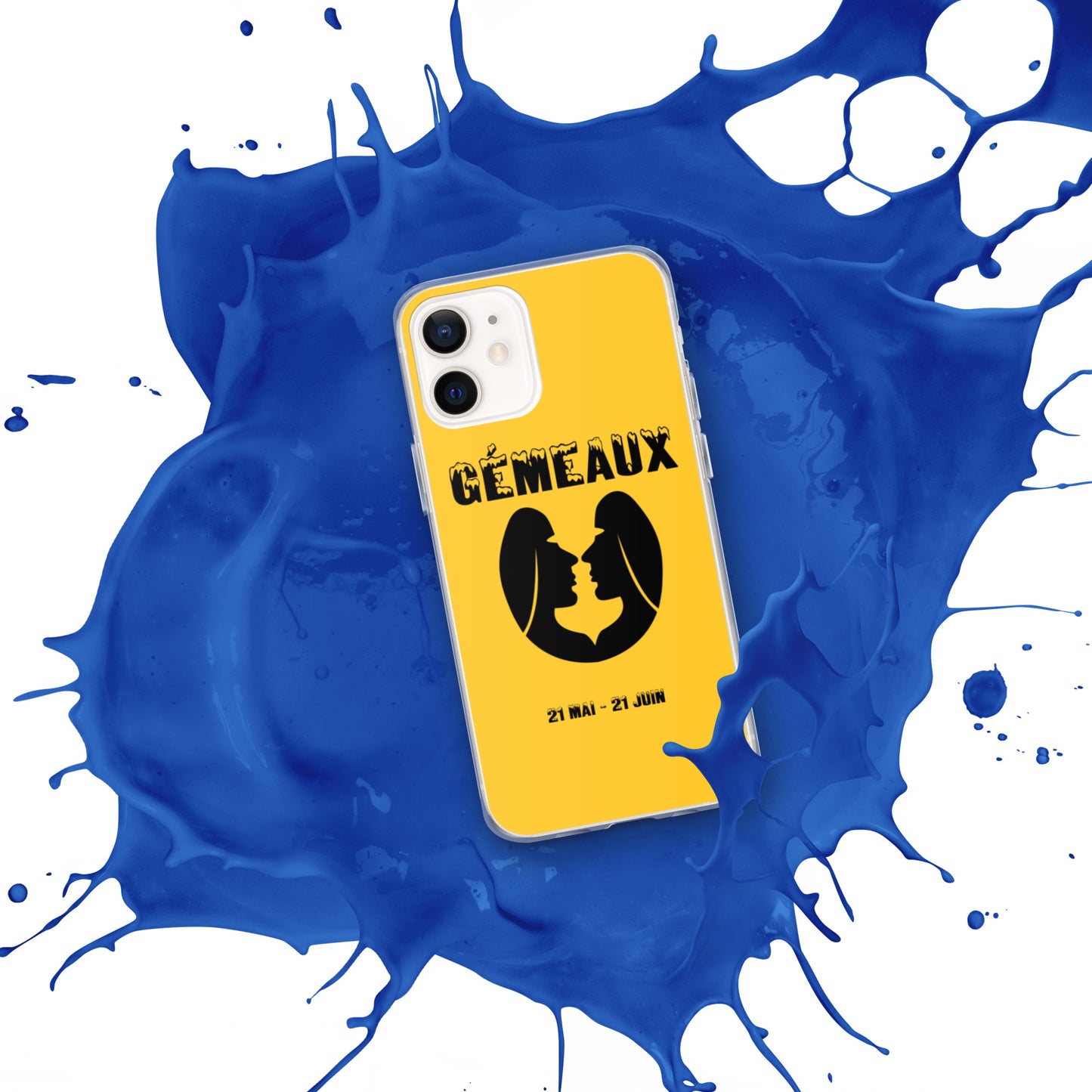 Coque pour iPhone 12-14 - Signe Astro Gémeaux