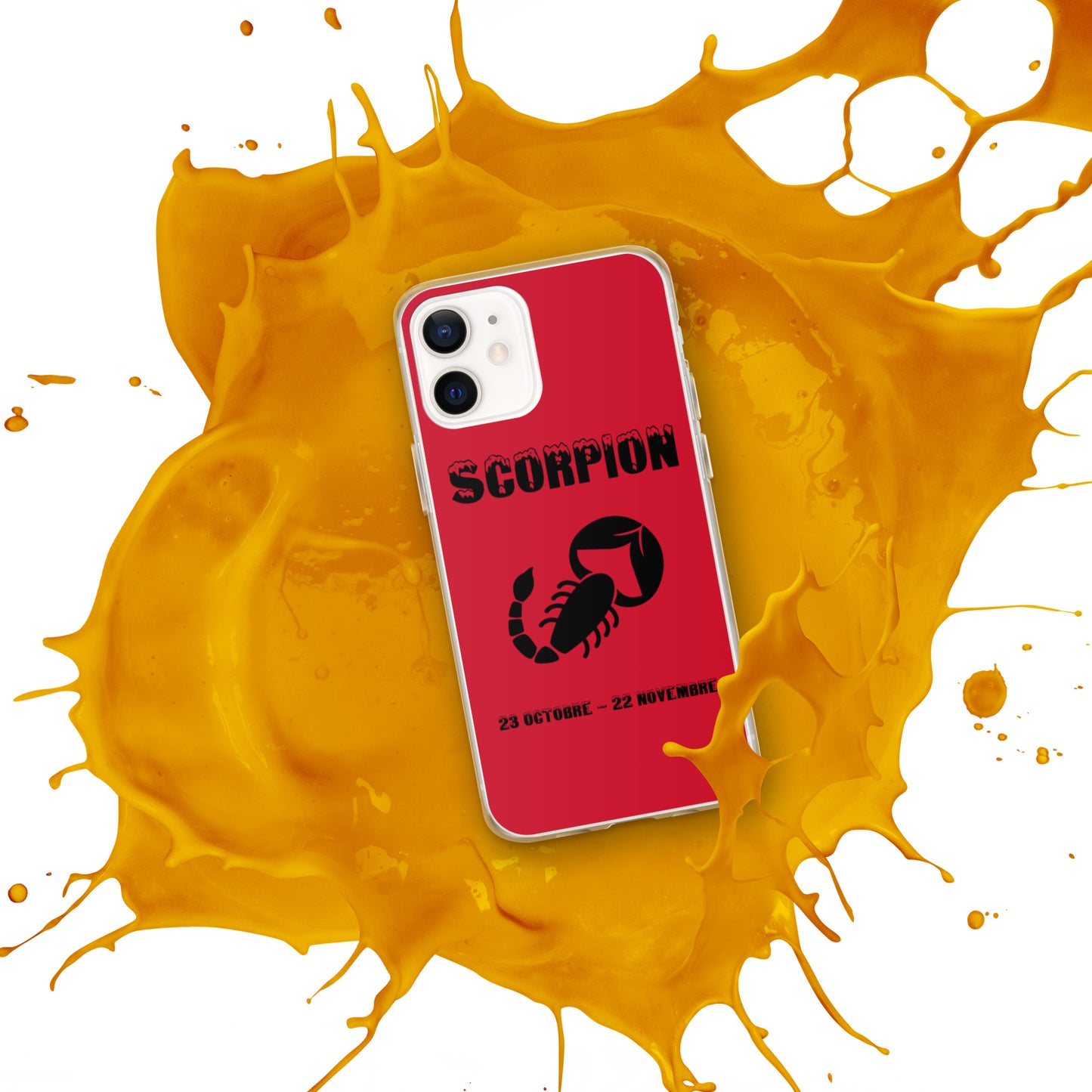 Coque pour iPhone 12-14 - Signe Astro Scorpion