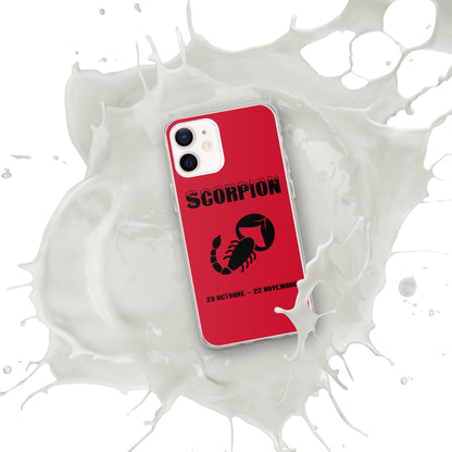 Coque pour iPhone 12-14 - Signe Astro Scorpion