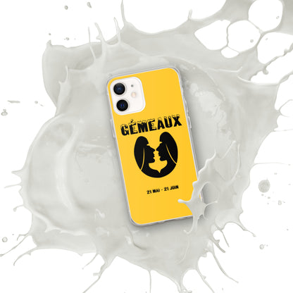 Coque pour iPhone 12-14 - Signe Astro Gémeaux