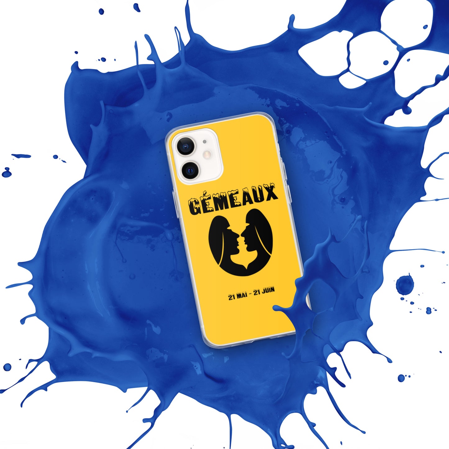 Coque pour iPhone 12-14 - Signe Astro Gémeaux