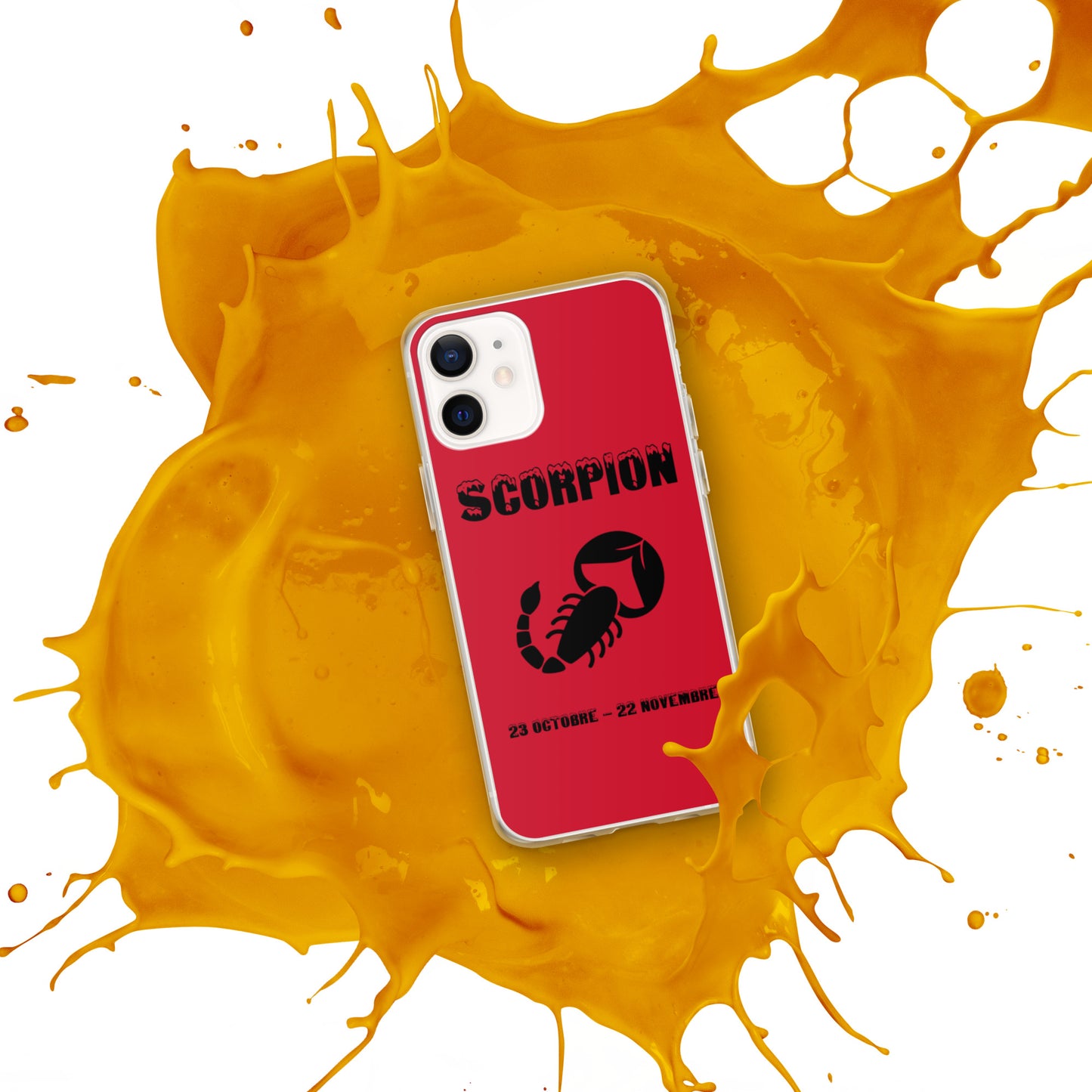 Coque pour iPhone 12-14 - Signe Astro Scorpion