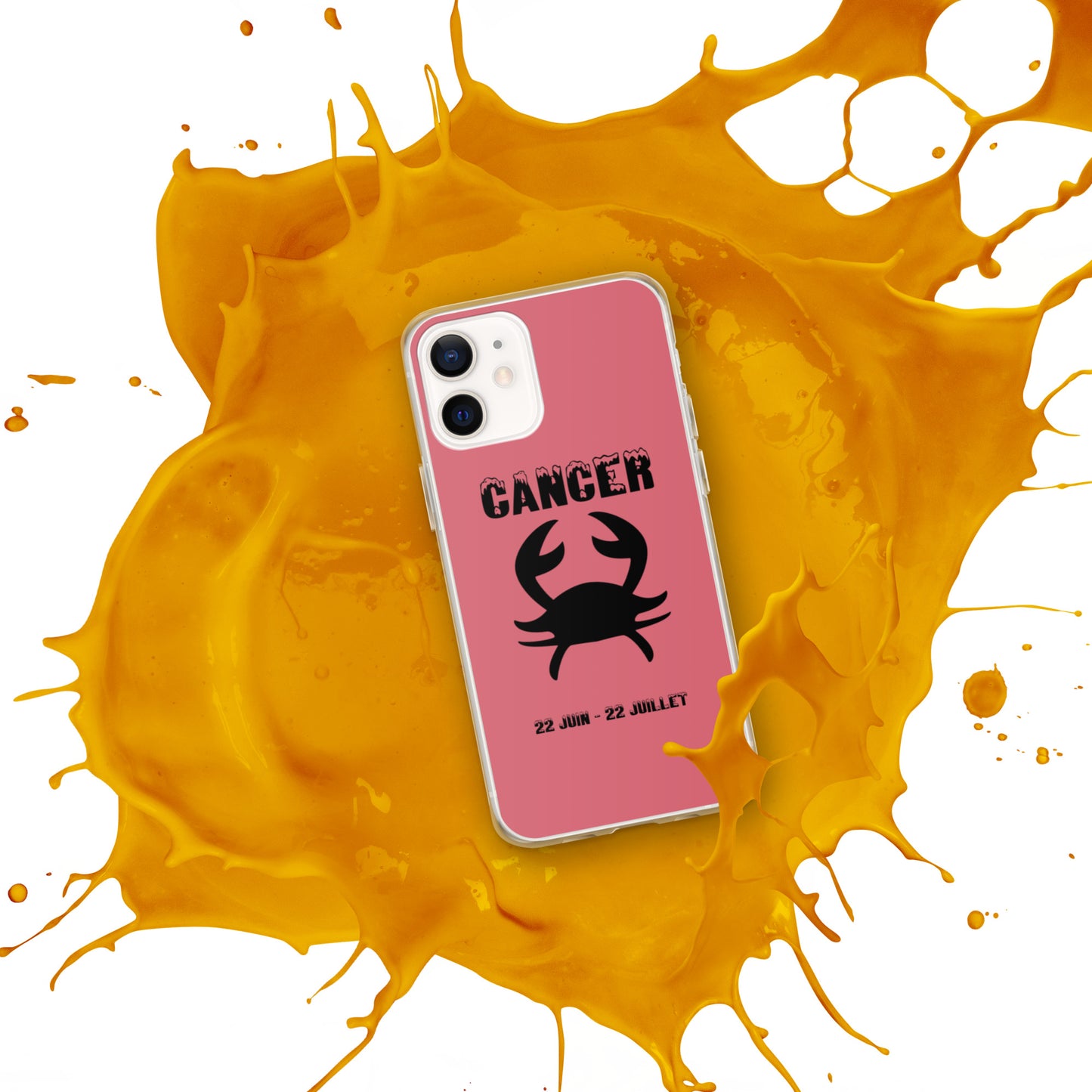 Coque pour iPhone 12-14 - Signe Astro Cancer