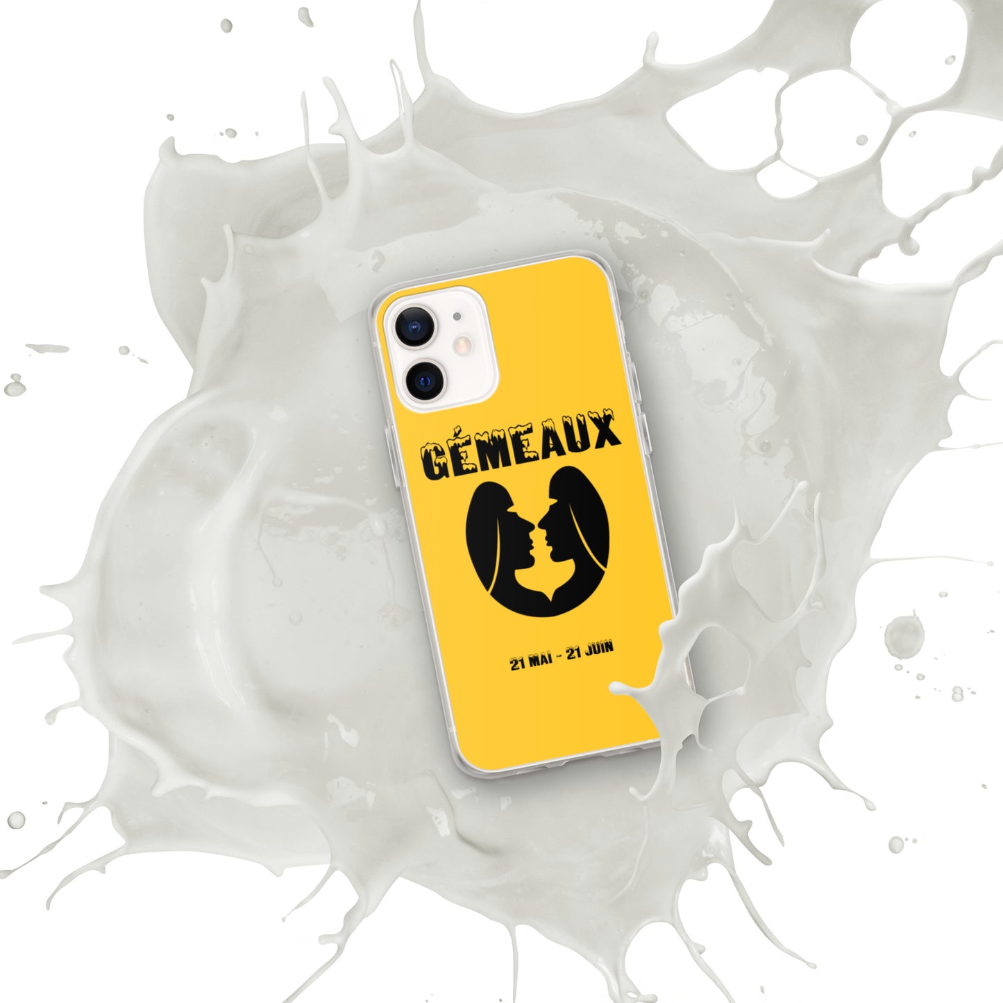 Coque pour iPhone 12-14 - Signe Astro Gémeaux