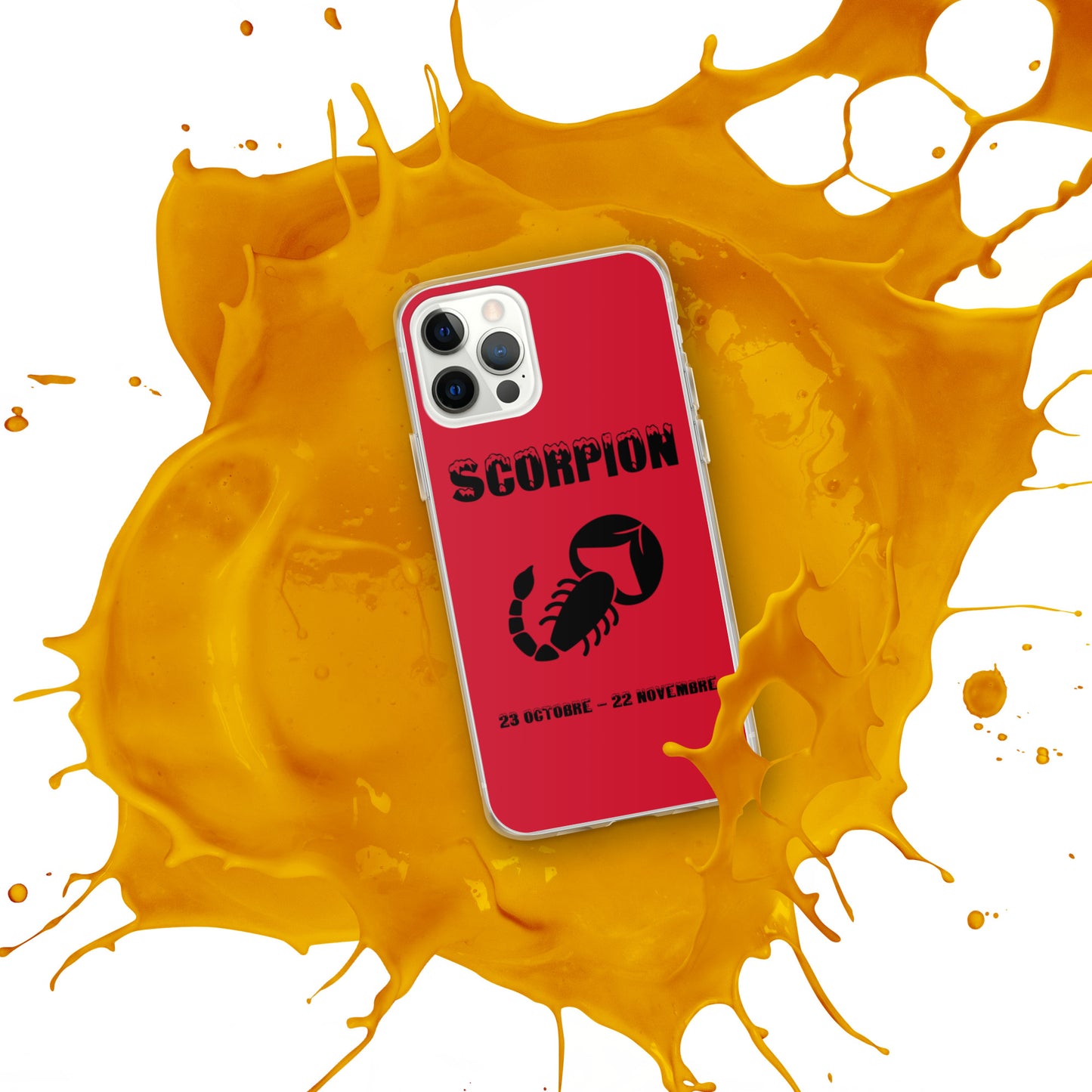 Coque pour iPhone 12-14 - Signe Astro Scorpion