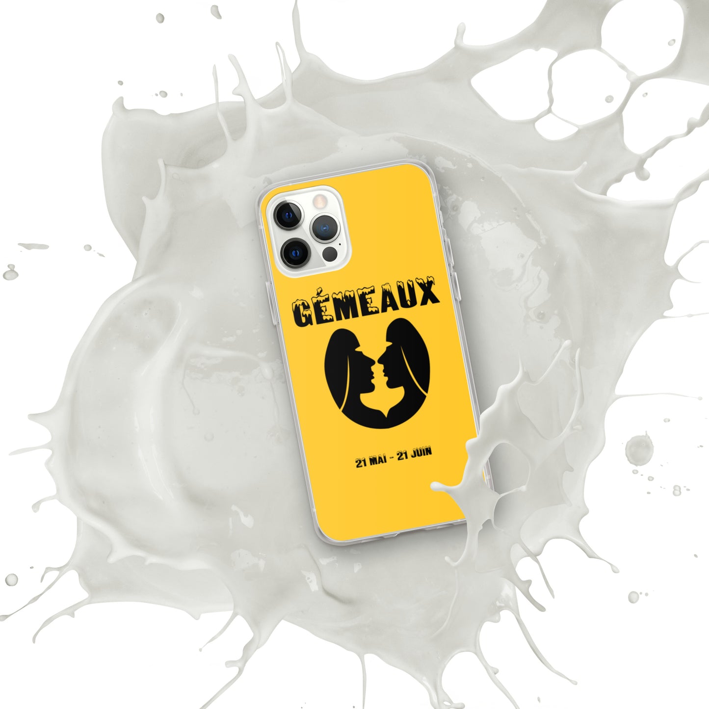 Coque pour iPhone 12-14 - Signe Astro Gémeaux