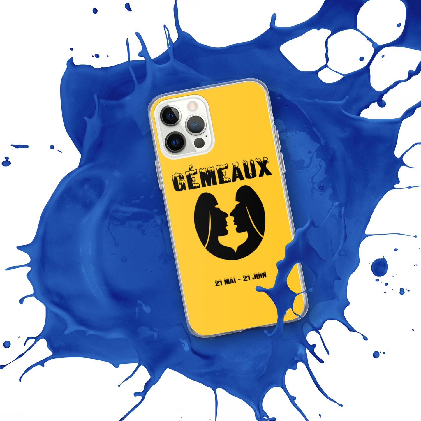 Coque pour iPhone 12-14 - Signe Astro Gémeaux