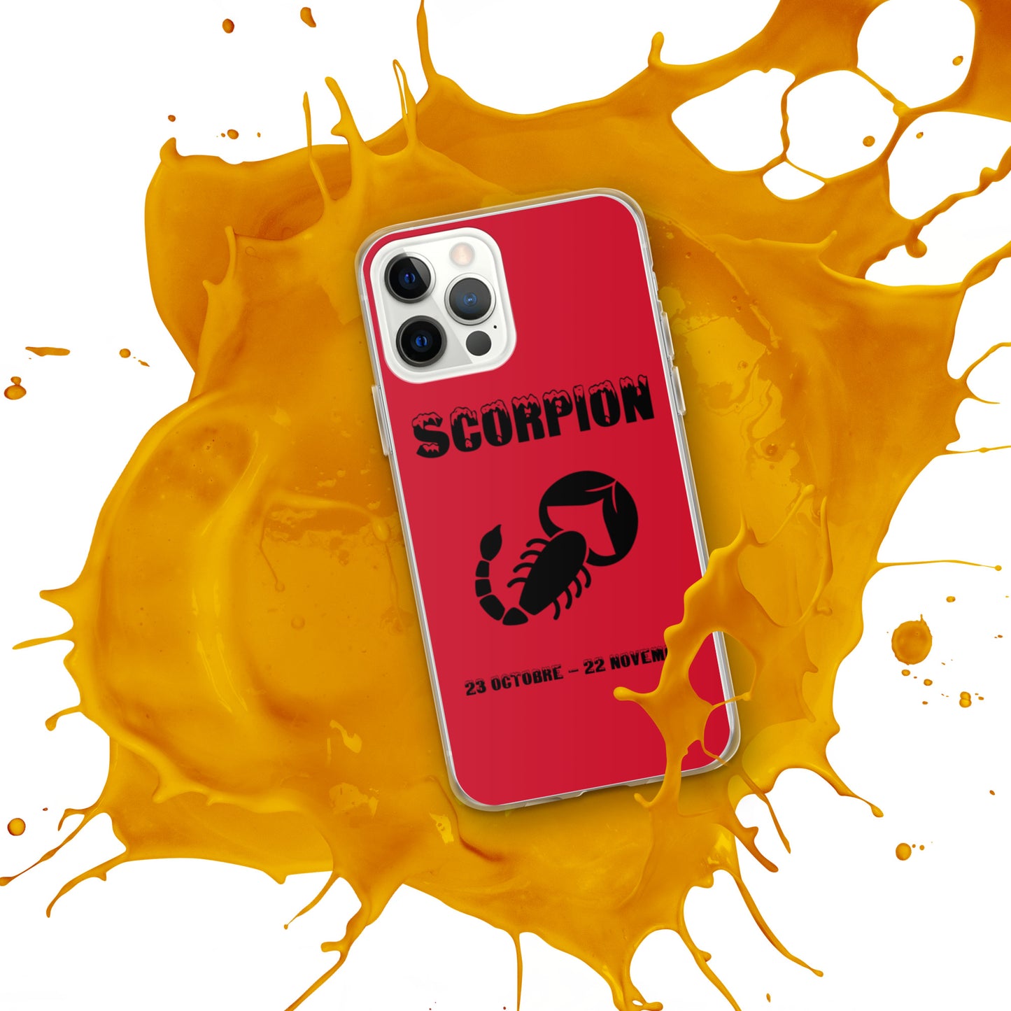 Coque pour iPhone 12-14 - Signe Astro Scorpion