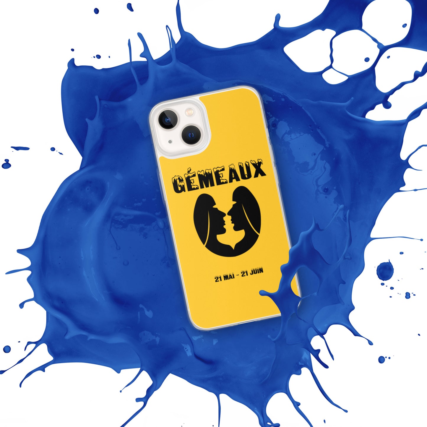Coque pour iPhone 12-14 - Signe Astro Gémeaux