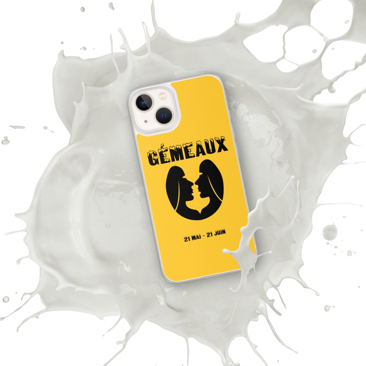 Coque pour iPhone 12-14 - Signe Astro Gémeaux