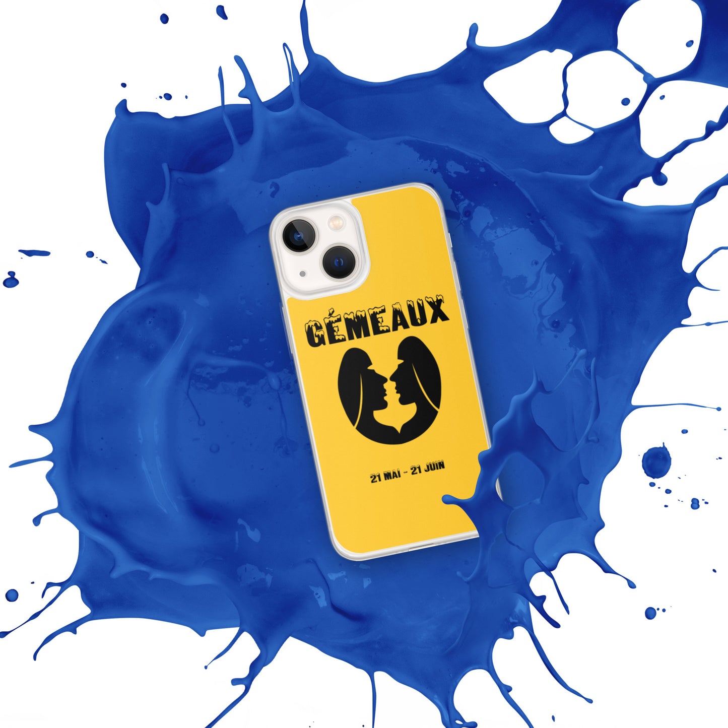 Coque pour iPhone 12-14 - Signe Astro Gémeaux