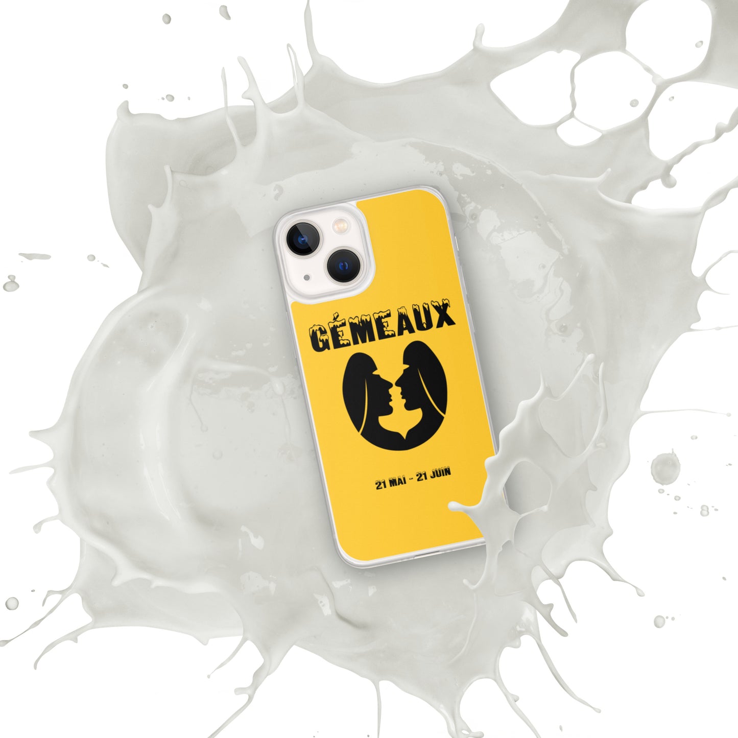 Coque pour iPhone 12-14 - Signe Astro Gémeaux