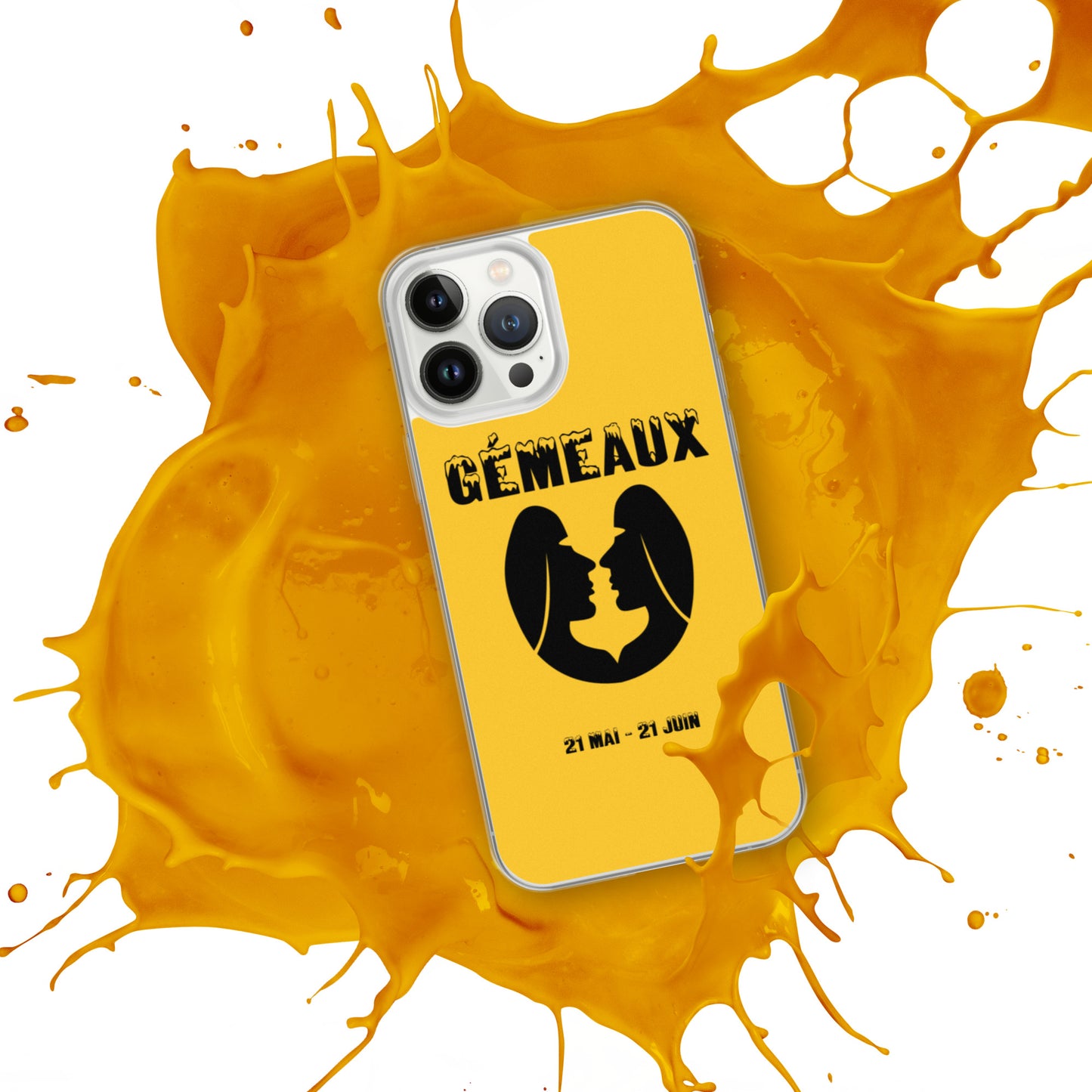 Coque pour iPhone 12-14 - Signe Astro Gémeaux