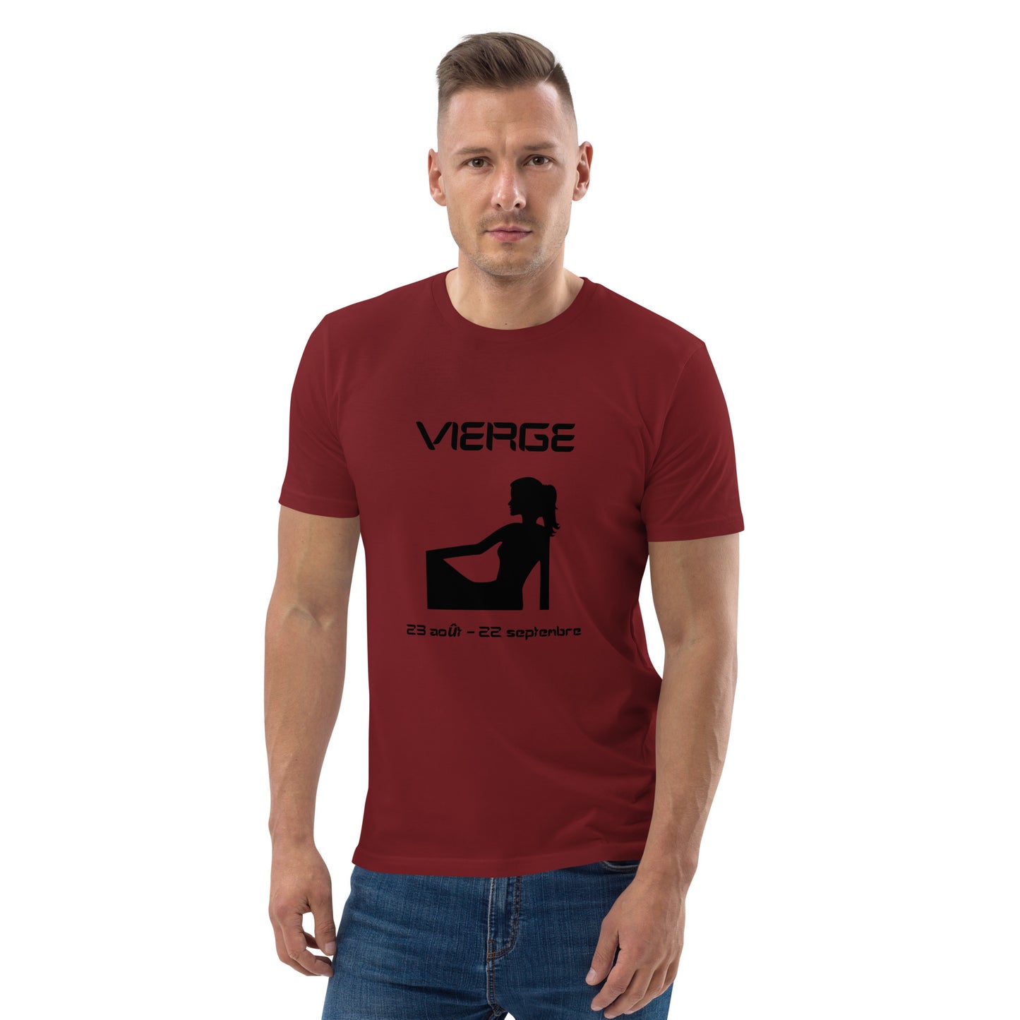 Unisex-T-Shirt aus Bio-Baumwolle – Sternzeichen Jungfrau