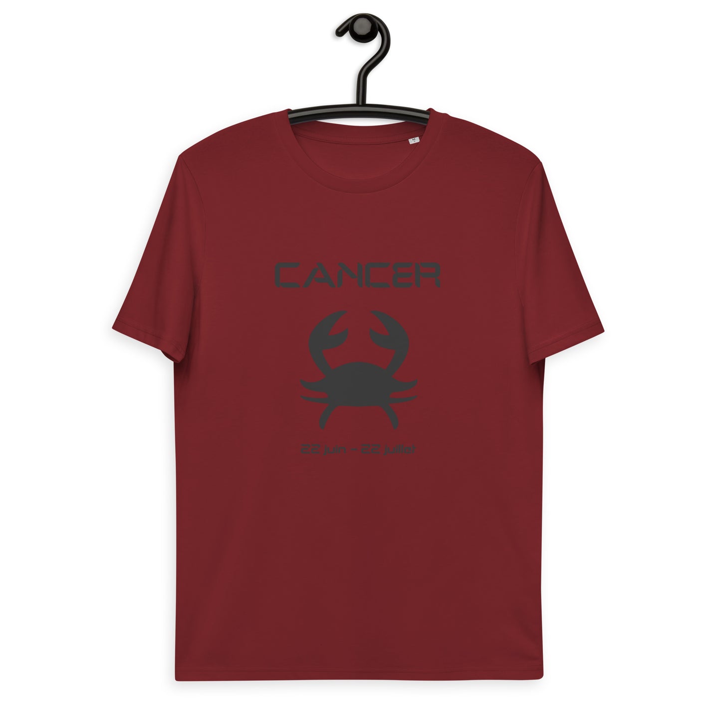 T-shirt unisexe en coton biologique - Signe Astro Cancer