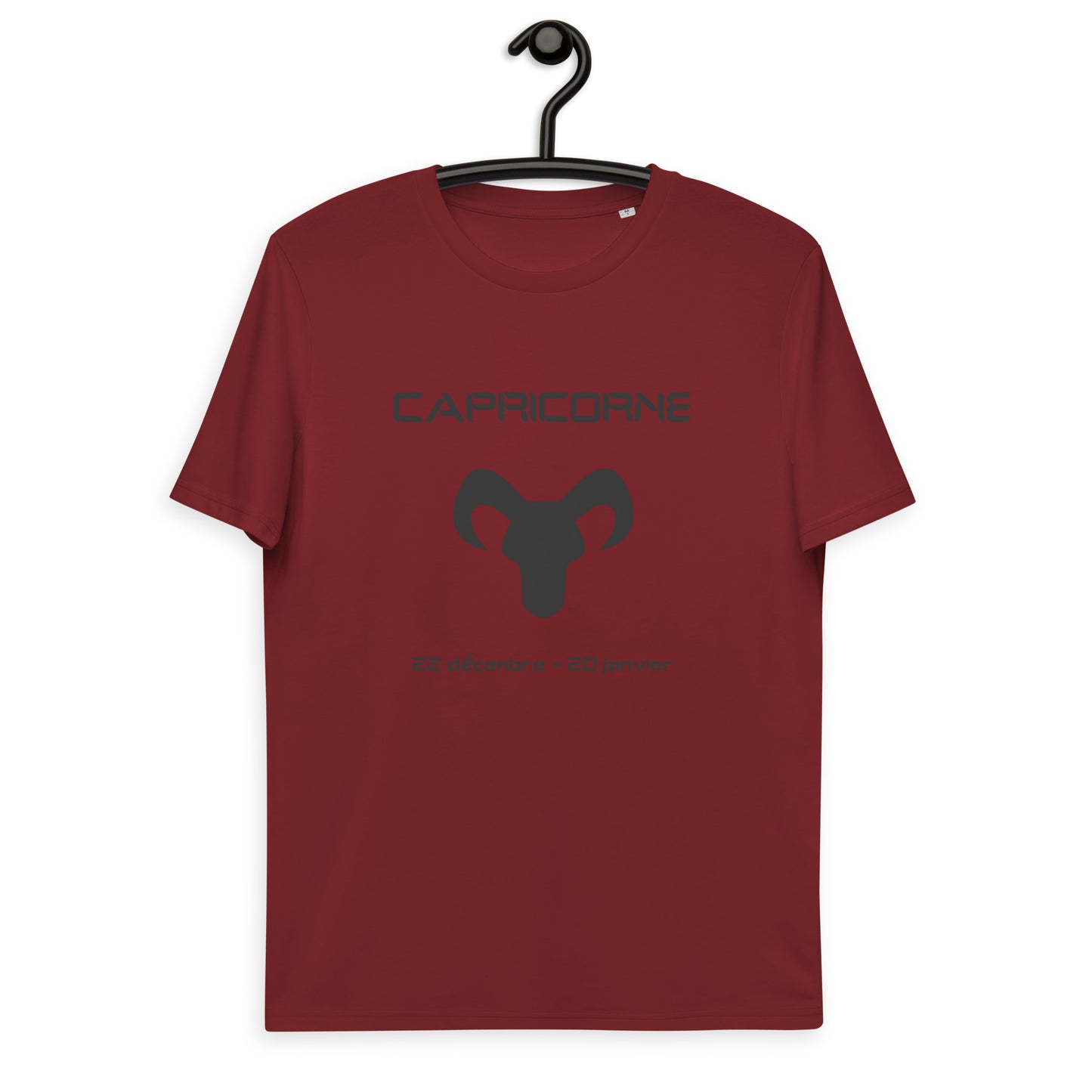 T-shirt unisexe en coton biologique - Signe Astro Capricorne