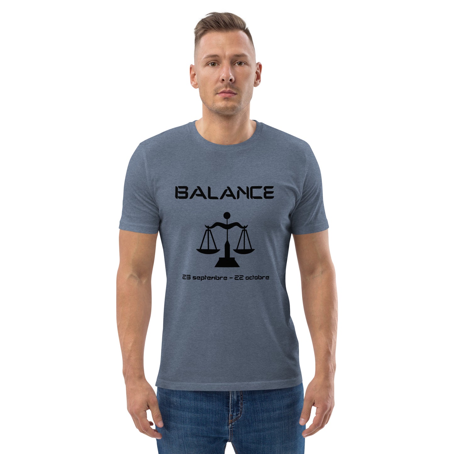 T-shirt unisexe en coton biologique - Signe Astro Balance