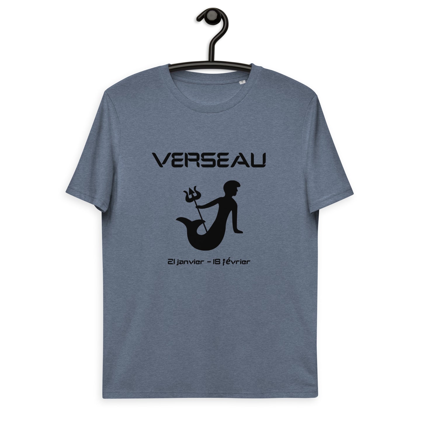 Unisex-T-Shirt aus Bio-Baumwolle – Sternzeichen Wassermann